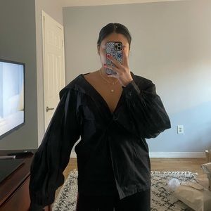 Dries Van Noten Puff Sleeve Top